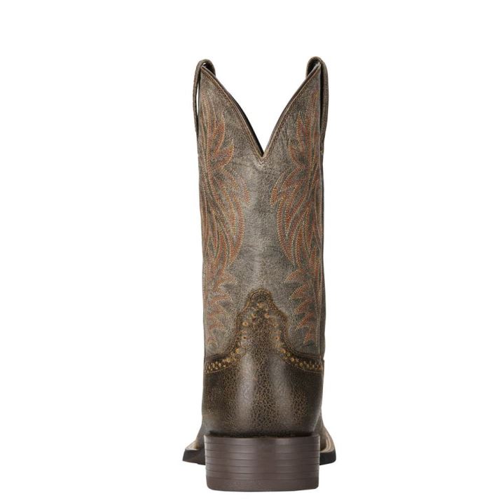 Ariat Sport Wide Square Toe Western Boot Rjave | kNEd10u0