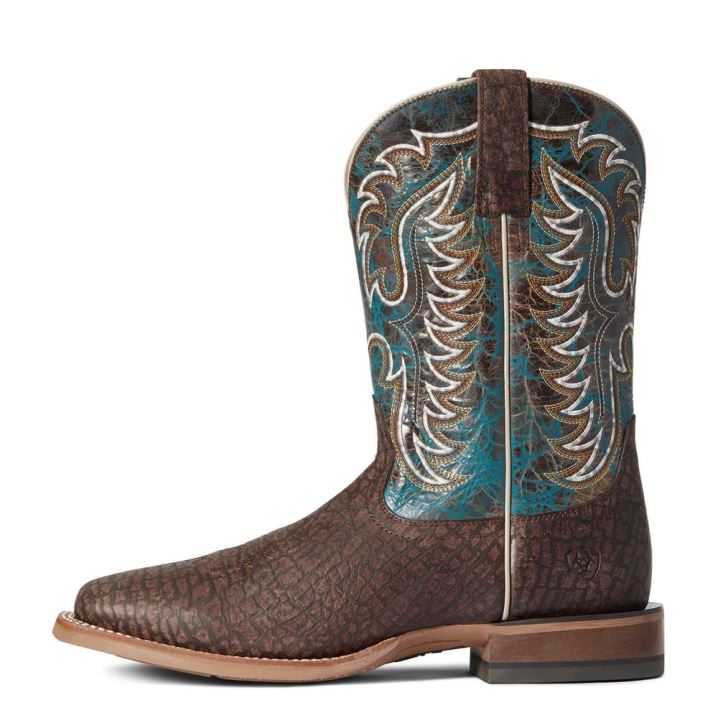 Ariat Stinger Western Boot Temno Rjave | 8unFeHWI