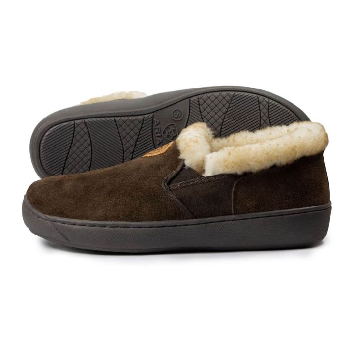 Ariat Suede Slipper Čokolade | jdkMaHqF