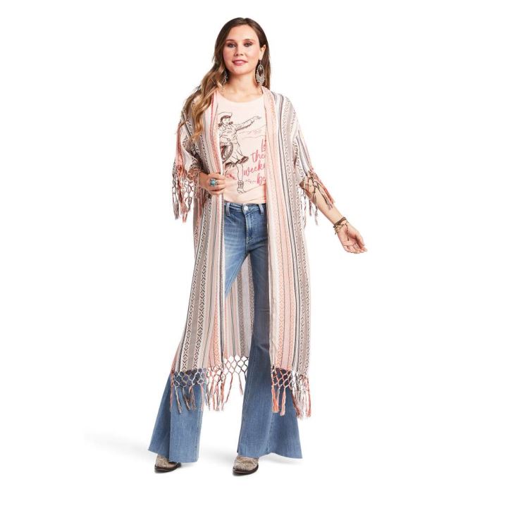 Ariat Sunset Kimono Wrap Večbarvni | Ro4d8obJ