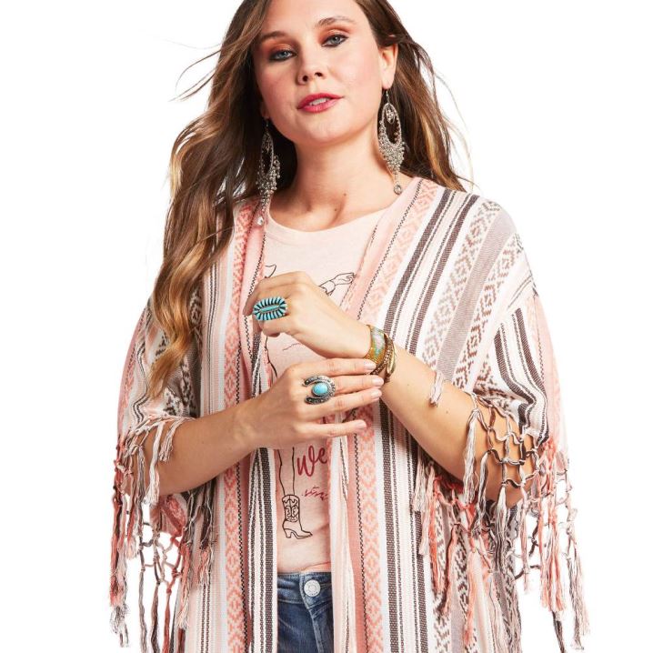 Ariat Sunset Kimono Wrap Večbarvni | Ro4d8obJ