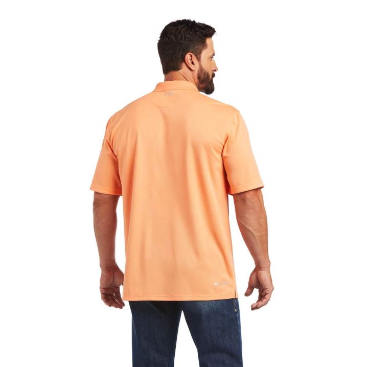 Ariat TEK Polo Habanero Peach | yD5wpz74