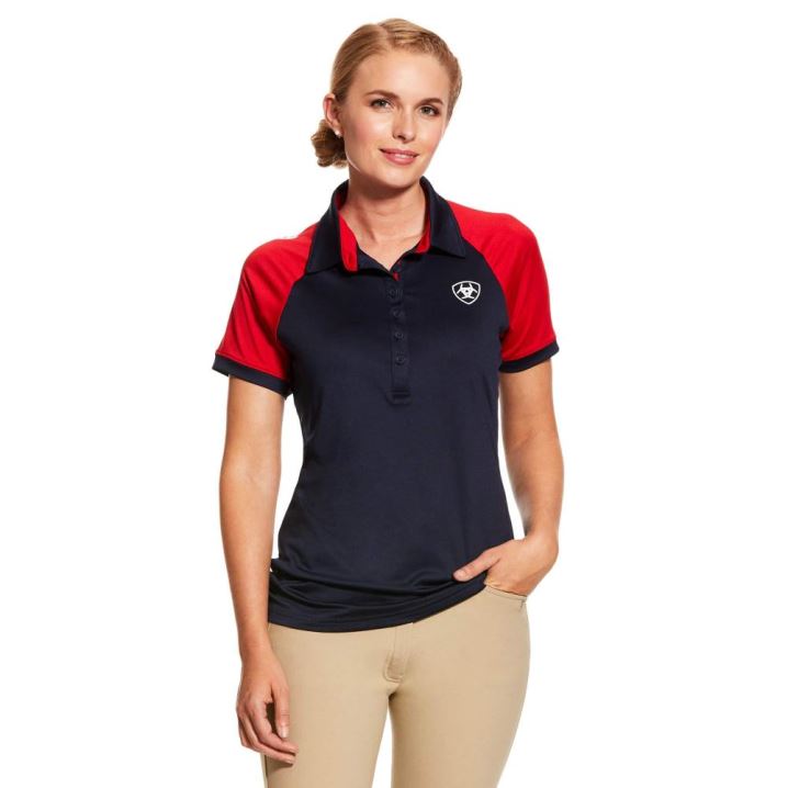 Ariat Team 3.0 Polo Temno Modre | uZUVBoNF