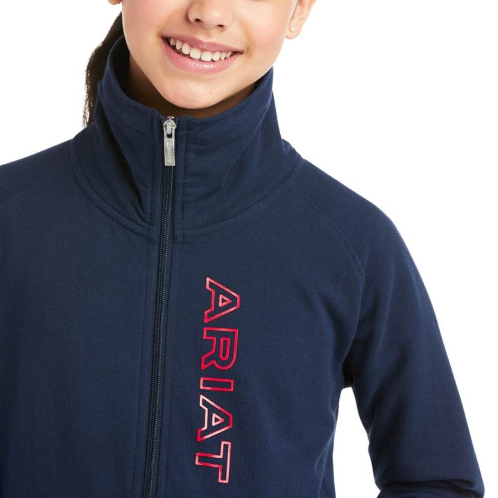 Ariat Team Logo Full Zip Sweatshirt Team | Fh6yuA53