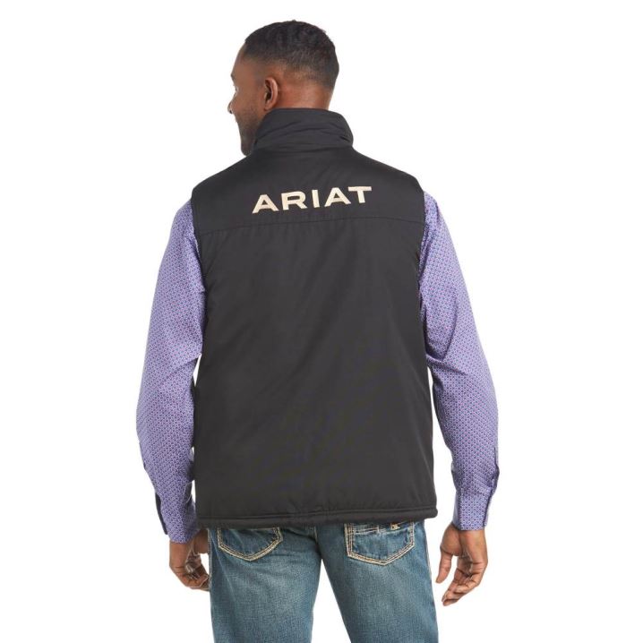 Ariat Team Logo Insulated Vest Črne | XOzANKFM