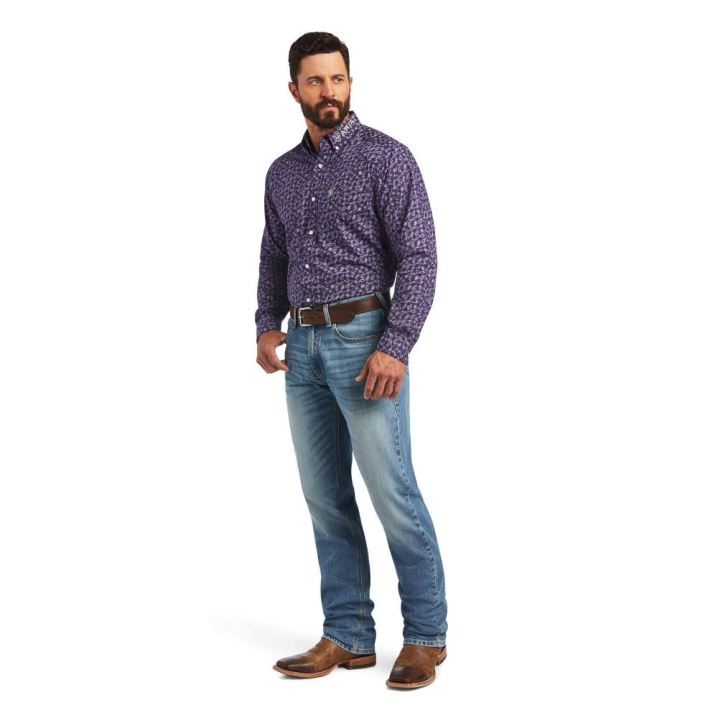 Ariat Team Paulo Classic Fit Shirt Fig | w9vpFRDG