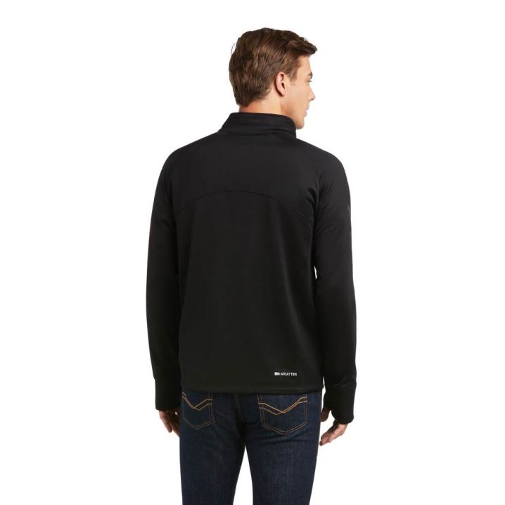 Ariat Tek Team 1/2 Zip Sweatshirt Črne | N173BhXn