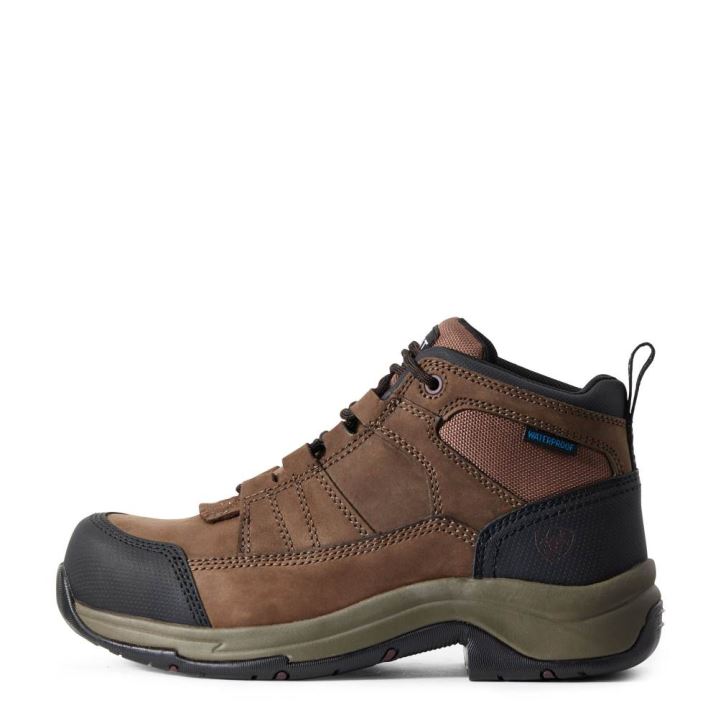 Ariat Telluride Work Waterproof Composite Toe Work Boot Rjave | DW4Zc7Eu