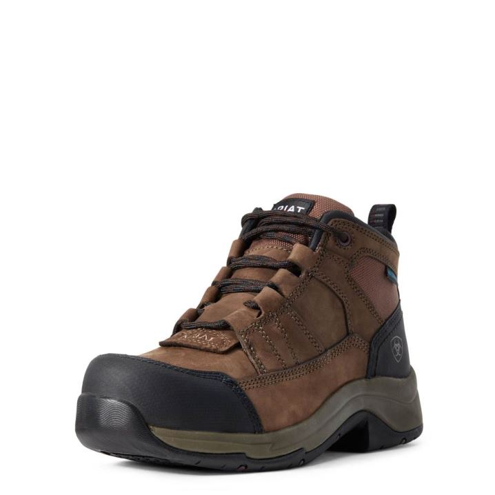 Ariat Telluride Work Waterproof Composite Toe Work Boot Rjave | DW4Zc7Eu