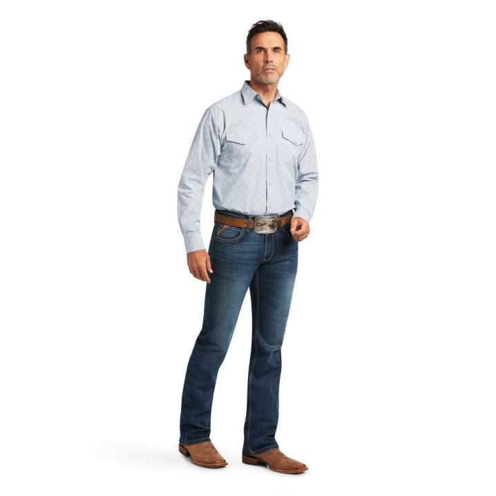 Ariat Tobin Classic Fit Shirt Skyfall | pbuTwaL3