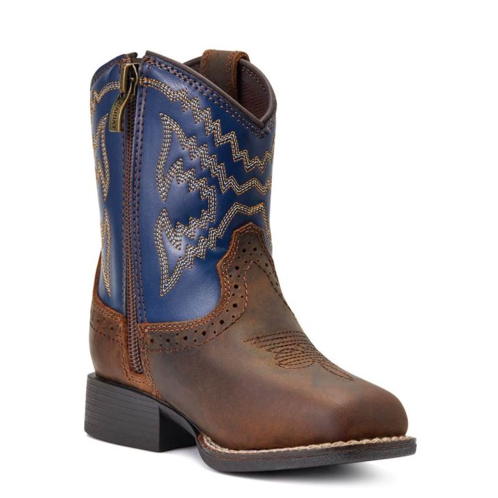 Ariat Toddler Lil' Stompers Deadwood Boot Rjave | sNhiLVHv