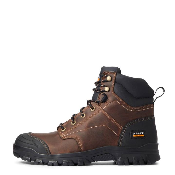 Ariat Treadfast 6" Work Boot Rjave | hGf20pKs