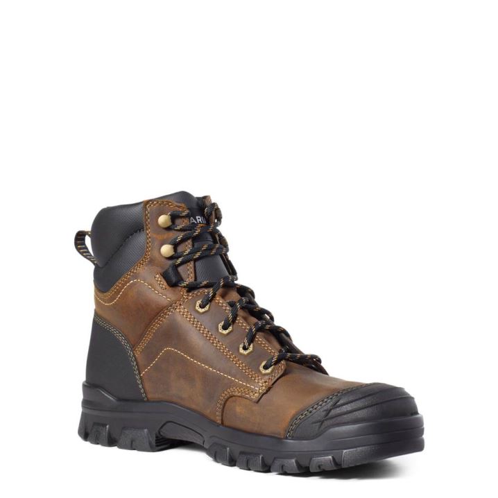 Ariat Treadfast 6" Work Boot Rjave | hGf20pKs