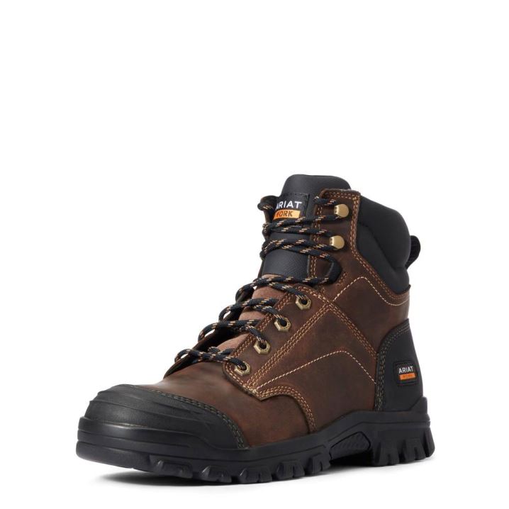 Ariat Treadfast 6" Work Boot Rjave | hGf20pKs