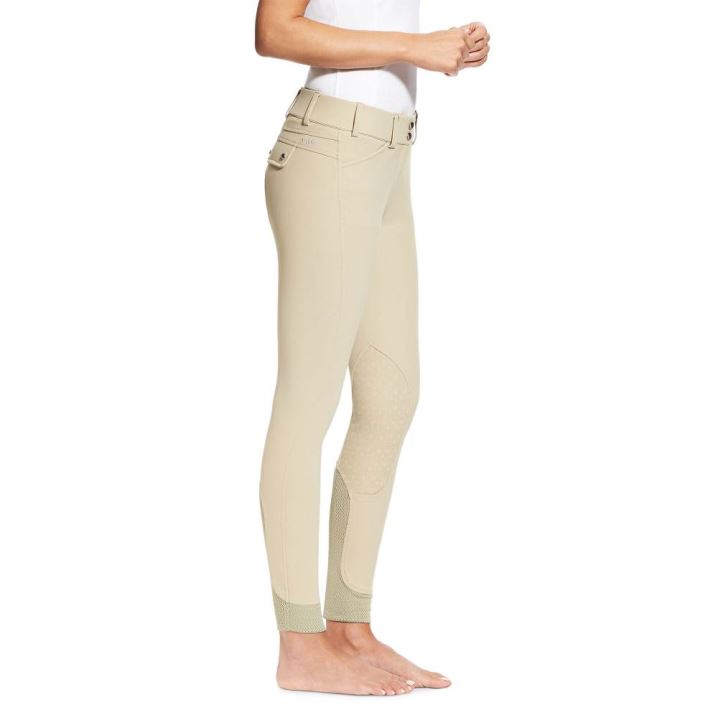 Ariat Tri Factor Grip Knee Patch Breech Rjave | 9rqC6Khp