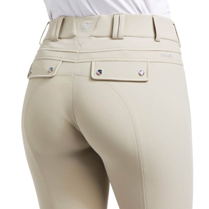 Ariat Tri Factor Grip Knee Patch Breech Rjave | 9rqC6Khp