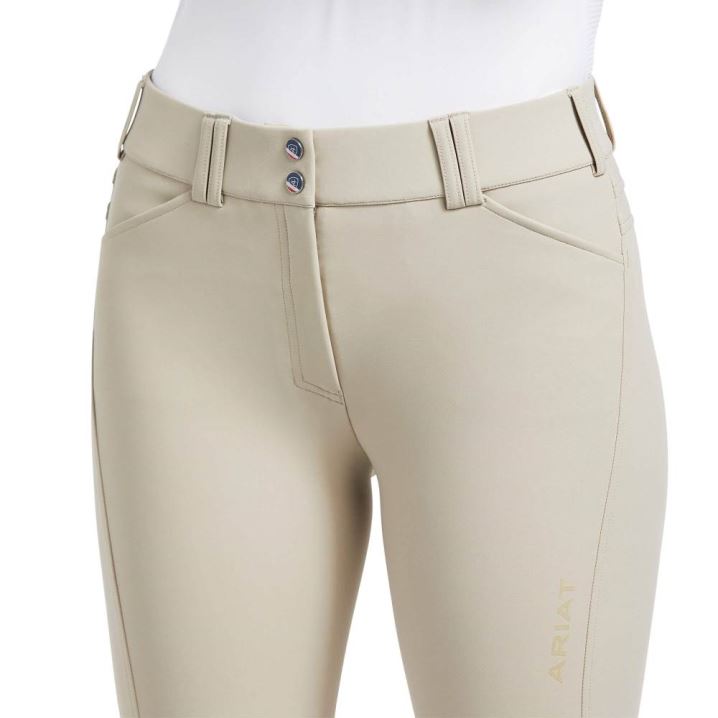 Ariat Tri Factor Grip Knee Patch Breech Rjave | 9rqC6Khp