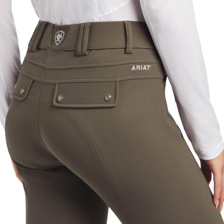 Ariat Tri Factor Grip Knee Patch Breech Banyan Bark | GQbRhhwN