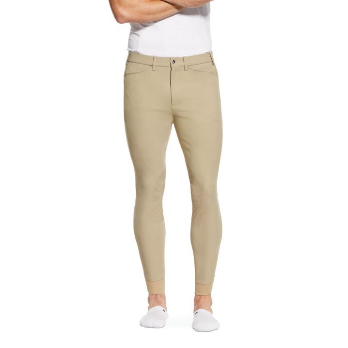 Ariat Tri Factor Grip Knee Patch Breech Rjave | Ng4Z1Ygq