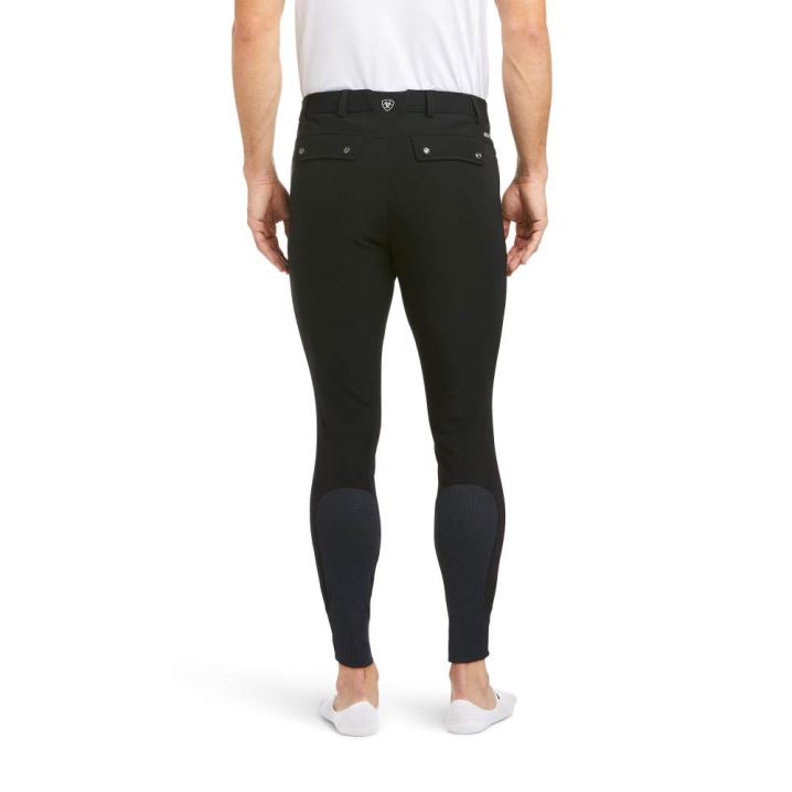 Ariat Tri Factor Grip Knee Patch Breech Črne | i7I1mqR2