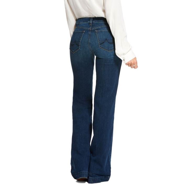 Ariat Trouser Mid Rise Stretch Kelsea Wide Leg Jean Joanna | RfFBeBGX