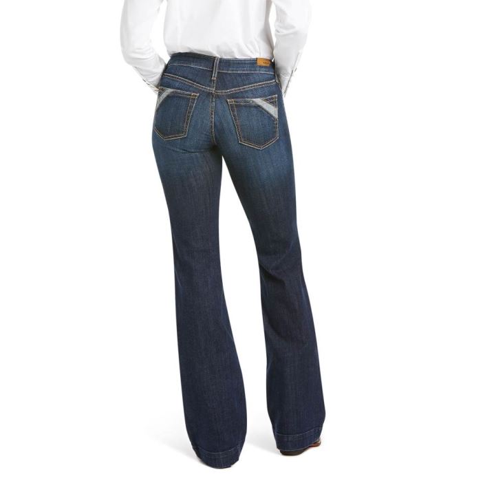 Ariat Trouser Perfect Rise Mia Wide Leg Jean Rascal | gA50PzMe