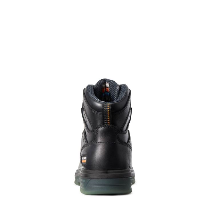 Ariat Turbo 6" H2O CSA Carbon Toe Work Boot Črne | 3eyxr3GH