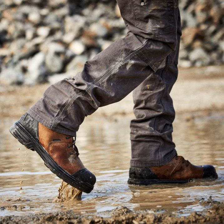 Ariat Turbo Outlaw 8" CSA Waterproof 400g Carbon Toe Work Boot Rjave | 7ywXX8hs