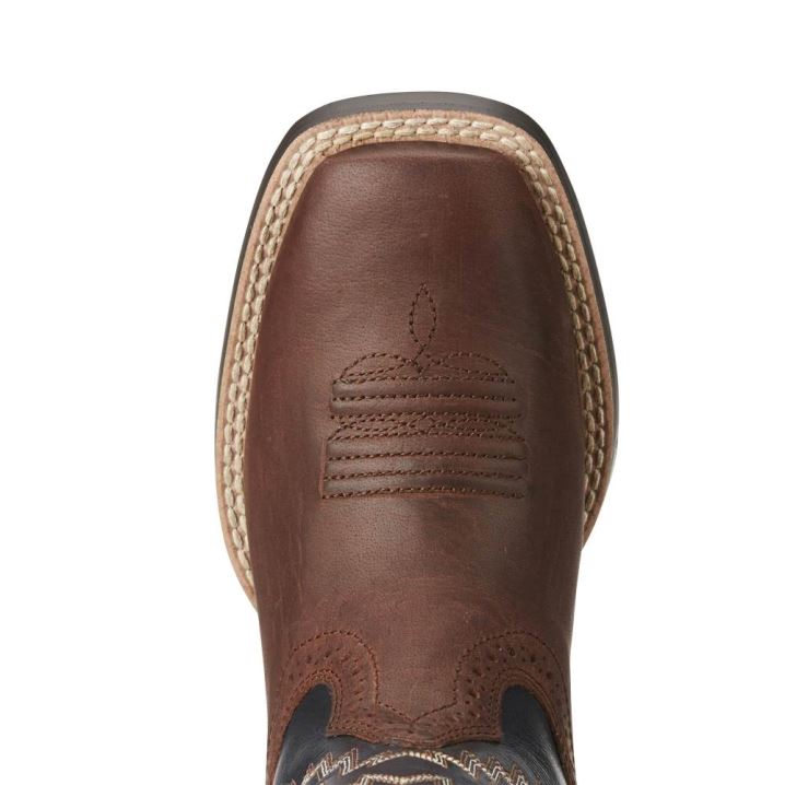 Ariat Tycoon Western Boot Rjave | DRMrnYjC