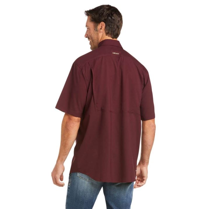 Ariat VentTEK Classic Fit Shirt Malbec | cV13cL3q