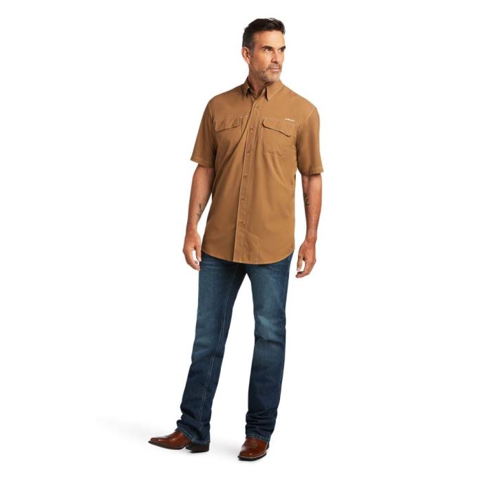 Ariat VentTEK Outbound Classic Fit Shirt Malt Ball | pHzsrRSy