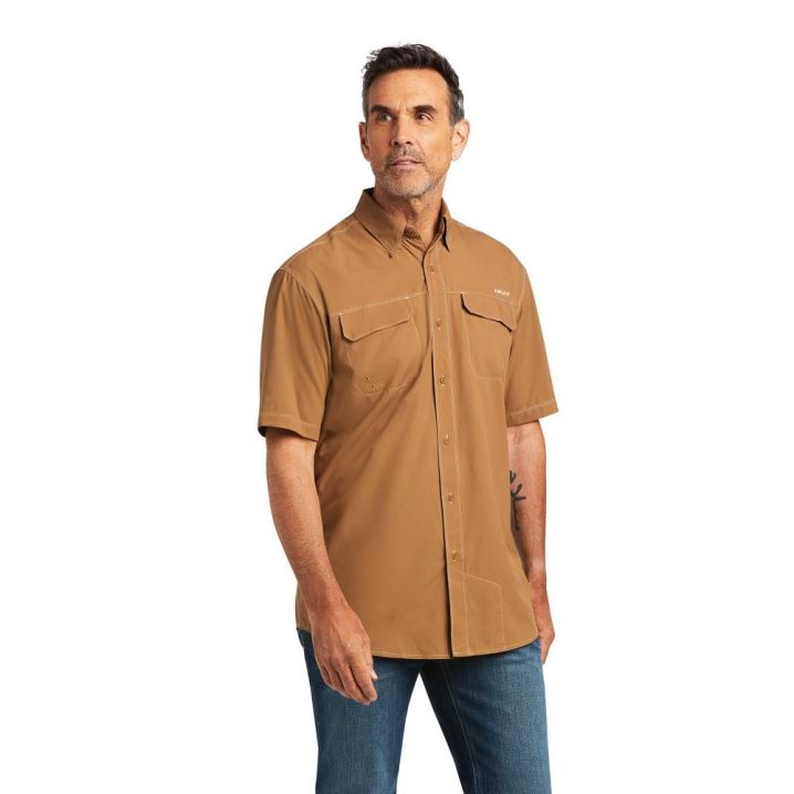 Ariat VentTEK Outbound Classic Fit Shirt Malt Ball | pHzsrRSy