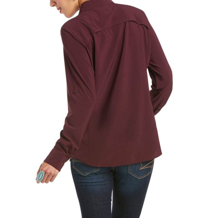 Ariat VentTEK Stretch Shirt Malbec | LiJSQVzK