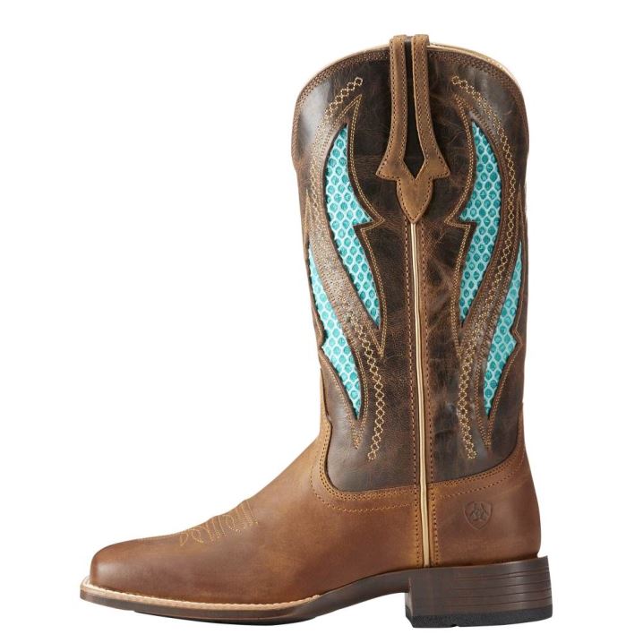 Ariat VentTEK Ultra Western Boot Rjave | TbXsfA0d