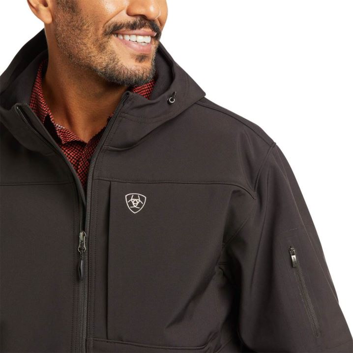 Ariat Vernon Hooded Softshell Water Resistant Jacket Espresso | AMhIYnUI