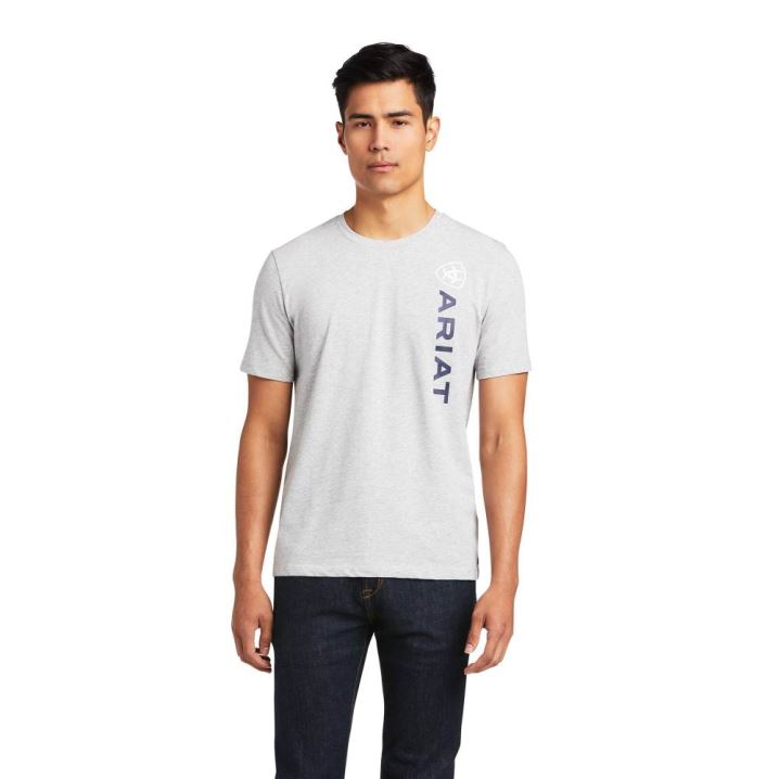 Ariat Vertical Logo T-Shirt Sive | 61HXrV6q