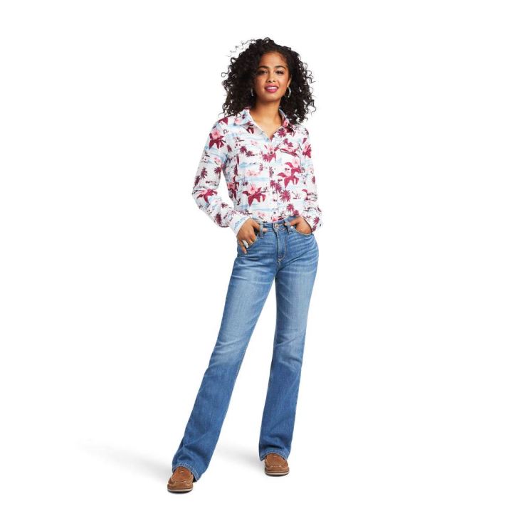 Ariat Western VentTEK Stretch Shirt Lost In Paradise | Dsyhtjtx