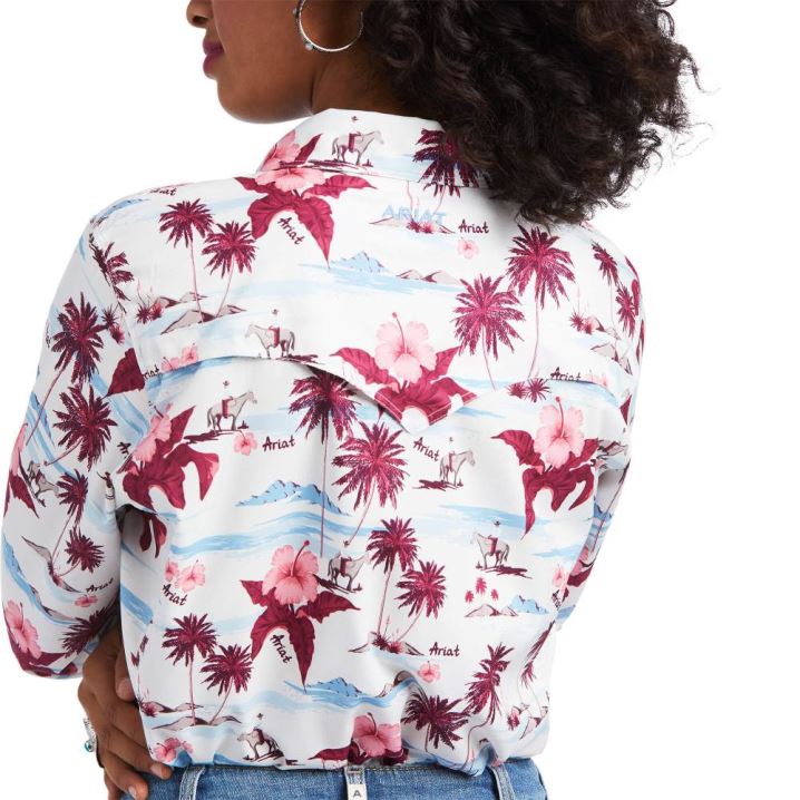 Ariat Western VentTEK Stretch Shirt Lost In Paradise | Dsyhtjtx