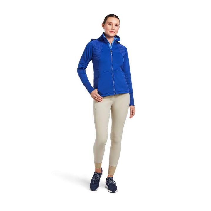 Ariat Wilde Full Zip Sweatshirt Modre | miJBBZXs