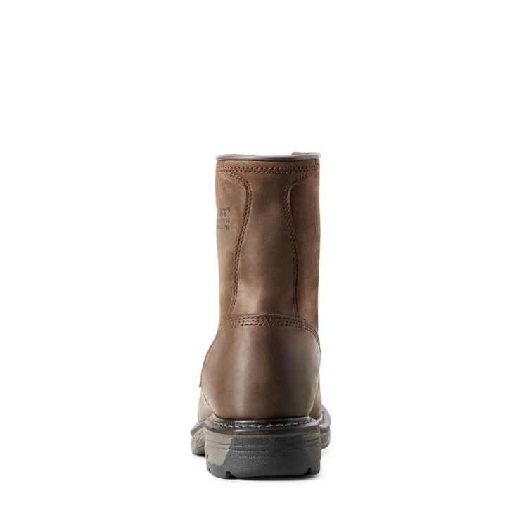 Ariat WorkHog 8" Waterproof Composite Toe Work Boot Rjave | 488XPajQ