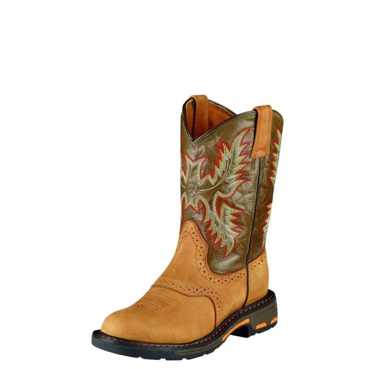 Ariat WorkHog Pull On Boot Aged Bark | U3lhW0cF