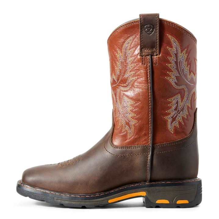 Ariat WorkHog Wide Square Toe Boot Temno | tDxBRyoL