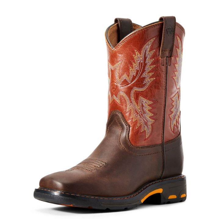 Ariat WorkHog Wide Square Toe Boot Temno | tDxBRyoL