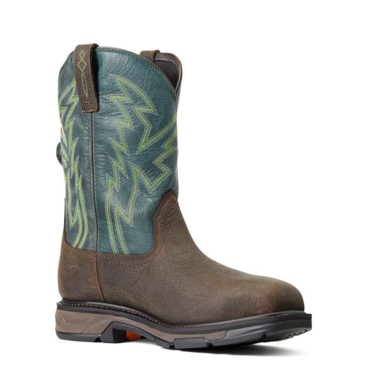 Ariat WorkHog XT BOA Waterproof Carbon Toe Work Boot Rjave | A4K49Oct