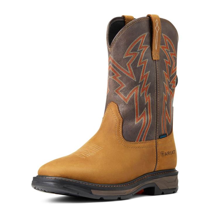 Ariat WorkHog XT BOA Waterproof Work Boot Aged Bark | 1n5sTnCy