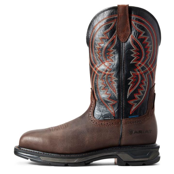 Ariat WorkHog XT Coil Waterproof Carbon Toe Work Boot Rjave | kKYDeg42