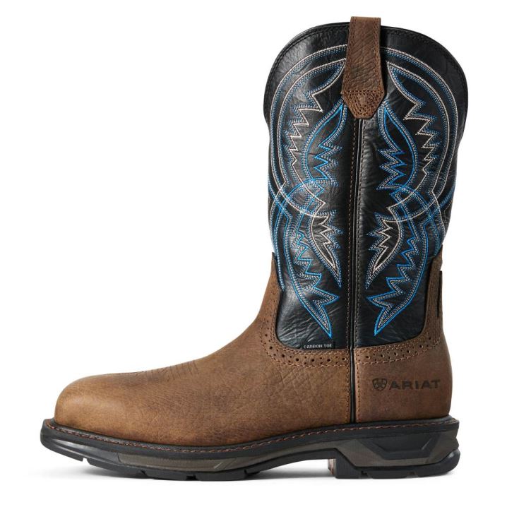 Ariat WorkHog XT Coil Wide Square Toe Carbon Toe Work Boot Earth | hoH5hU0J