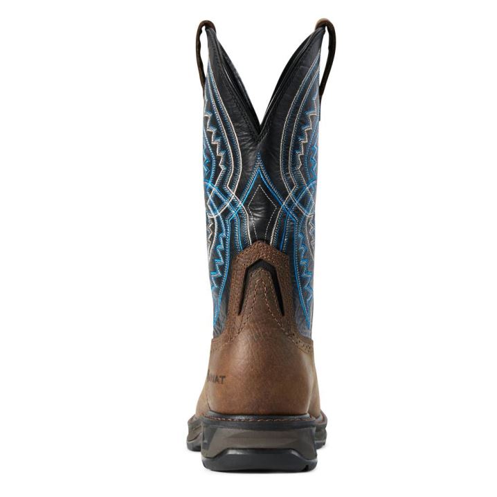 Ariat WorkHog XT Coil Wide Square Toe Carbon Toe Work Boot Earth | hoH5hU0J