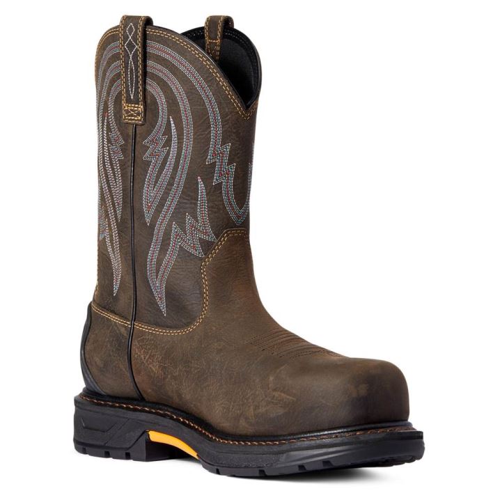 Ariat WorkHog XT Tumbleweed Waterproof Carbon Toe Work Boot Kava | LPcCfivy