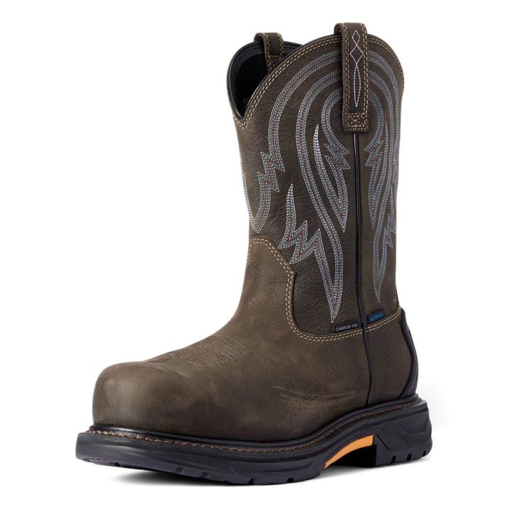 Ariat WorkHog XT Tumbleweed Waterproof Carbon Toe Work Boot Kava | LPcCfivy